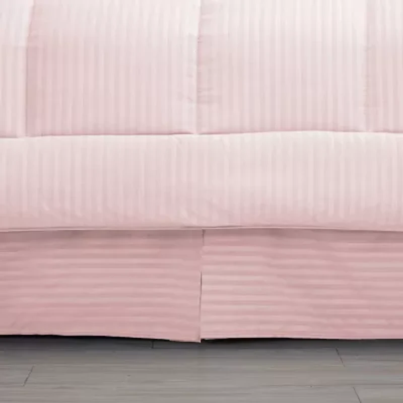 Sweet Home Collection™ Embossed Dobby Stripe Bed A Bag All Season Complete Set