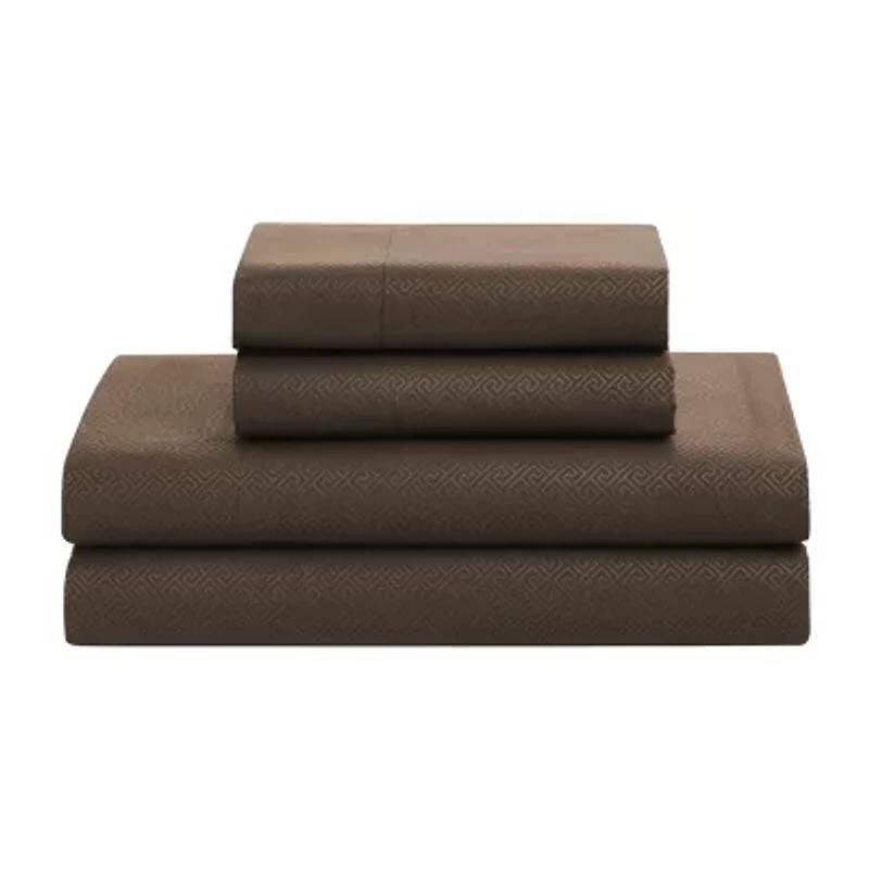 Sweet Home Collection™ Embossed Checkered Bed A Bag All Season Complete Set