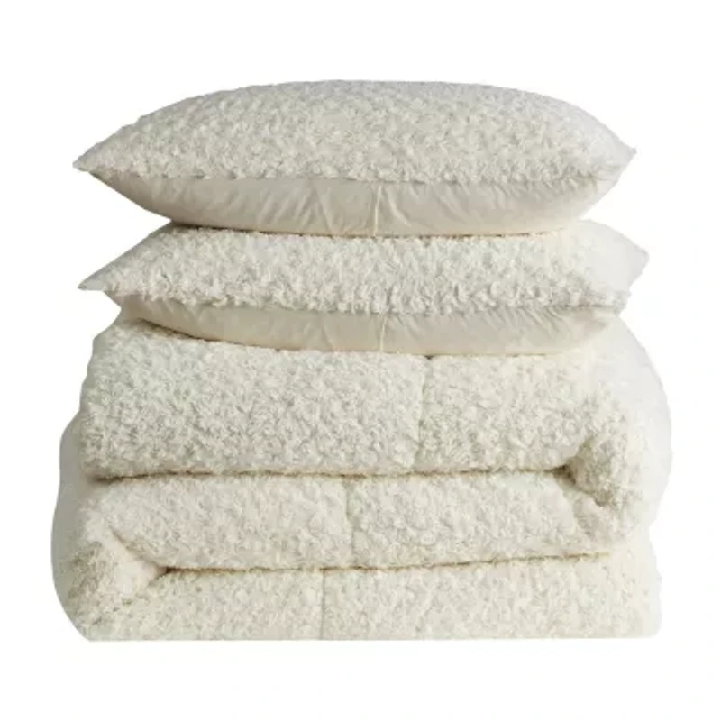 Sweet Home Collection™ Animal Faux Fur Ultra Soft Comforter Set with Shams