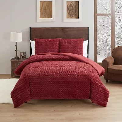 Sweet Home Collection™ Animal Faux Fur Ultra Soft Comforter Set with Shams
