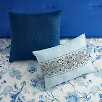 Sweet Home Collection™ Margolis Floral Printed Comforter Set with Bonus Pillowcases