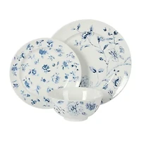 Martha Stewart Empress Bouquet 12-pc. Ceramic Dinnerware Set