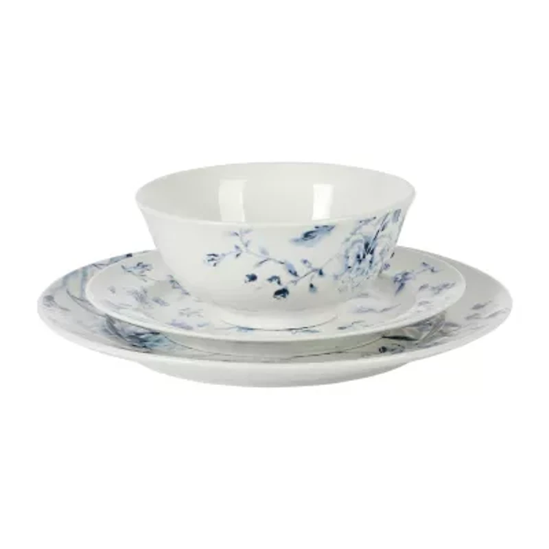 Martha Stewart Empress Bouquet 12-pc. Ceramic Dinnerware Set