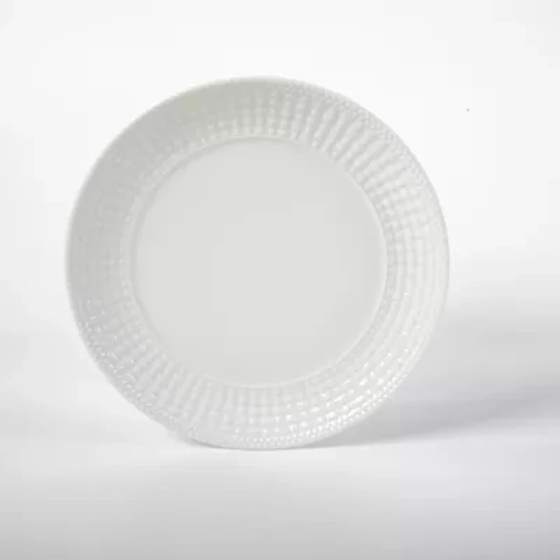 Martha Stewart Basketweave 12-pc. Ceramic Dinnerware Set