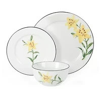 Martha Stewart Botanical Garden 12-pc. Ceramic Dinnerware Set