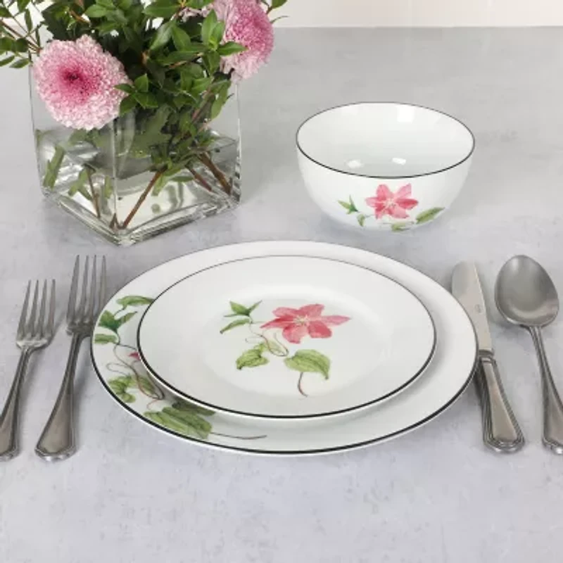 Martha Stewart Botanical Garden 12-pc. Ceramic Dinnerware Set