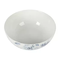 Martha Stewart Empress Bouquet Ceramic Salad Bowl