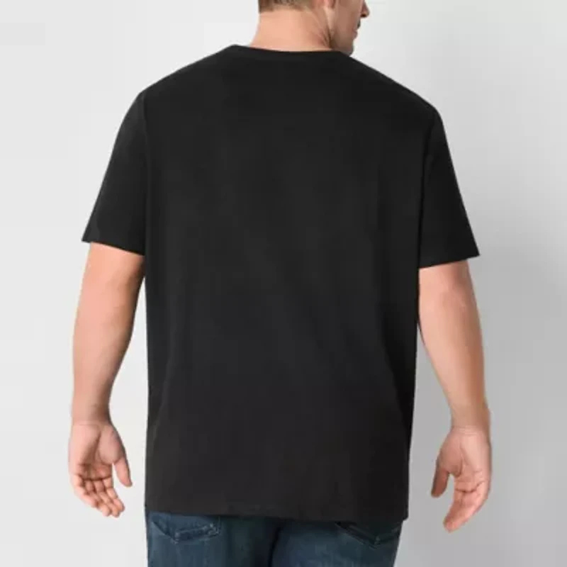 mutual weave Mens Crew Neck Short Sleeve Big and Tall T-Shirt