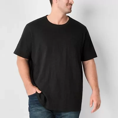 mutual weave Mens Crew Neck Short Sleeve Big and Tall T-Shirt