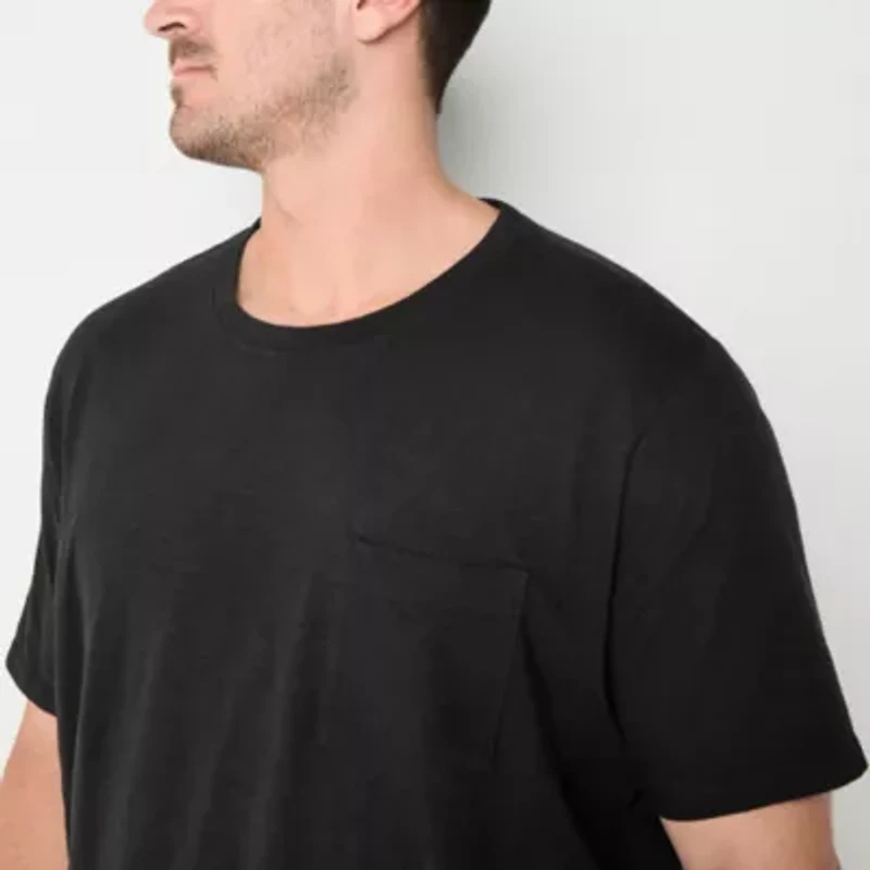 mutual weave Mens Crew Neck Short Sleeve Big and Tall T-Shirt