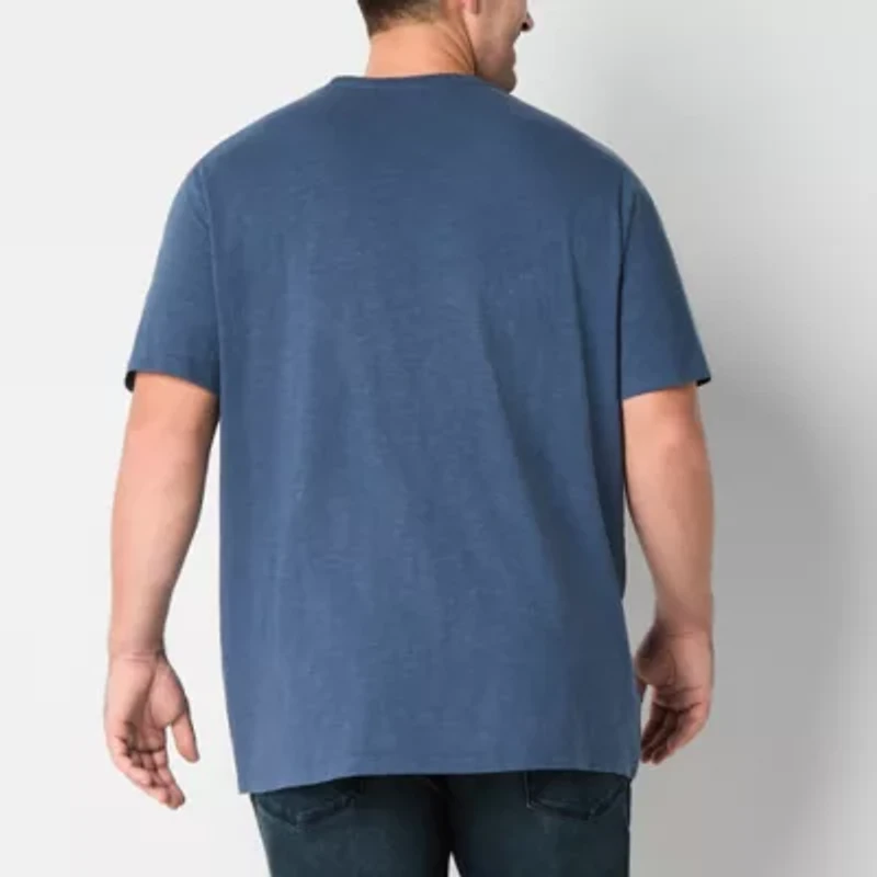 mutual weave Mens Crew Neck Short Sleeve Big and Tall T-Shirt