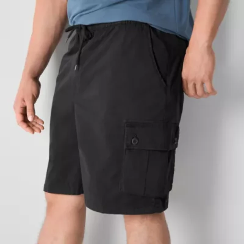 Arizona Mens 10" Mid Rise Big and Tall Jogger Short