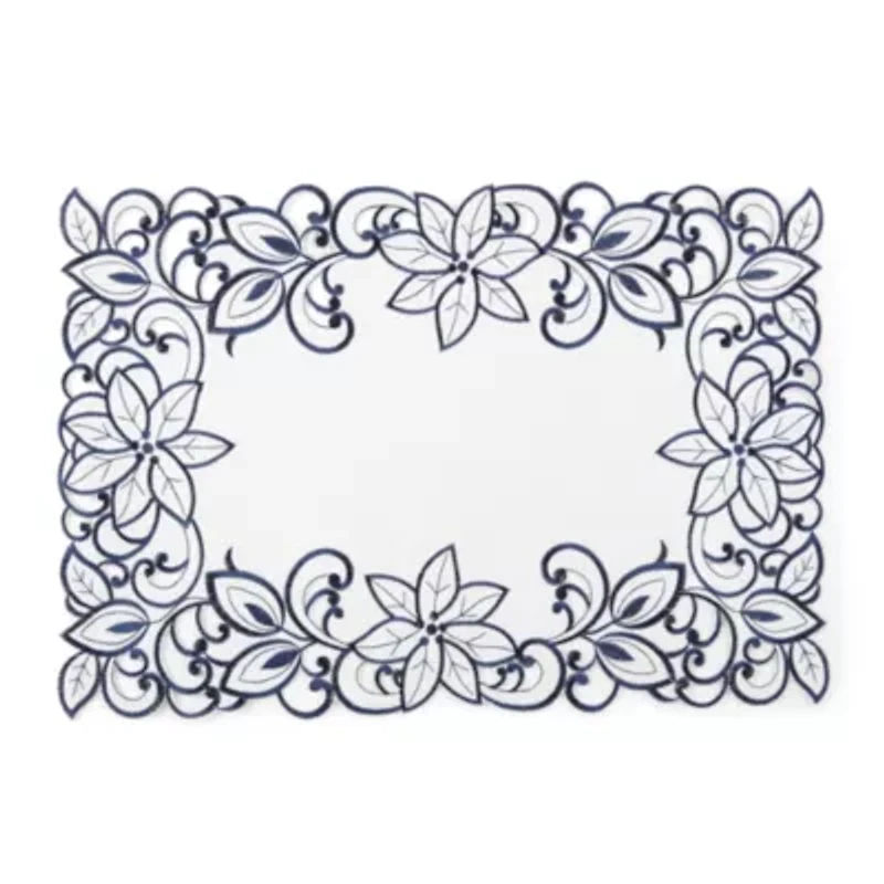 Homewear Olean Scroll Embroidered Placemat