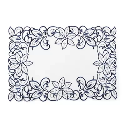 Homewear Olean Scroll Embroidered Placemat