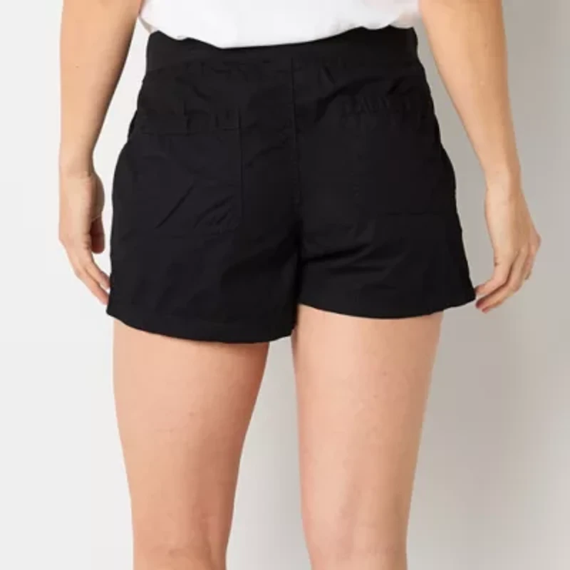 St. John's Bay Womens Mid Rise Stretch Fabric Soft Short