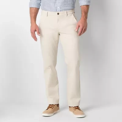 St. John's Bay Stretch Chino Mens Slim Fit Flat Front Pant