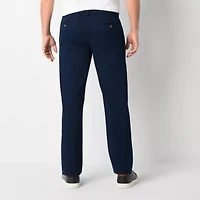 St. John's Bay Stretch Chino Mens Straight Fit Flat Front Pant