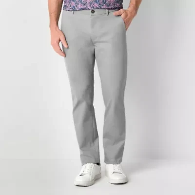 St. John's Bay Stretch Chino Mens Slim Fit Flat Front Pant