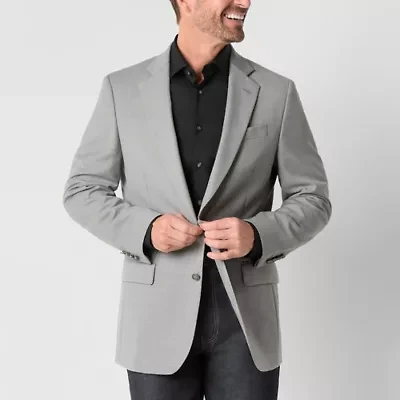 Stafford Hopsack Mens Classic Fit Sport Coat