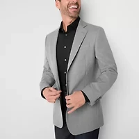 Stafford Hopsack Mens Classic Fit Sport Coat