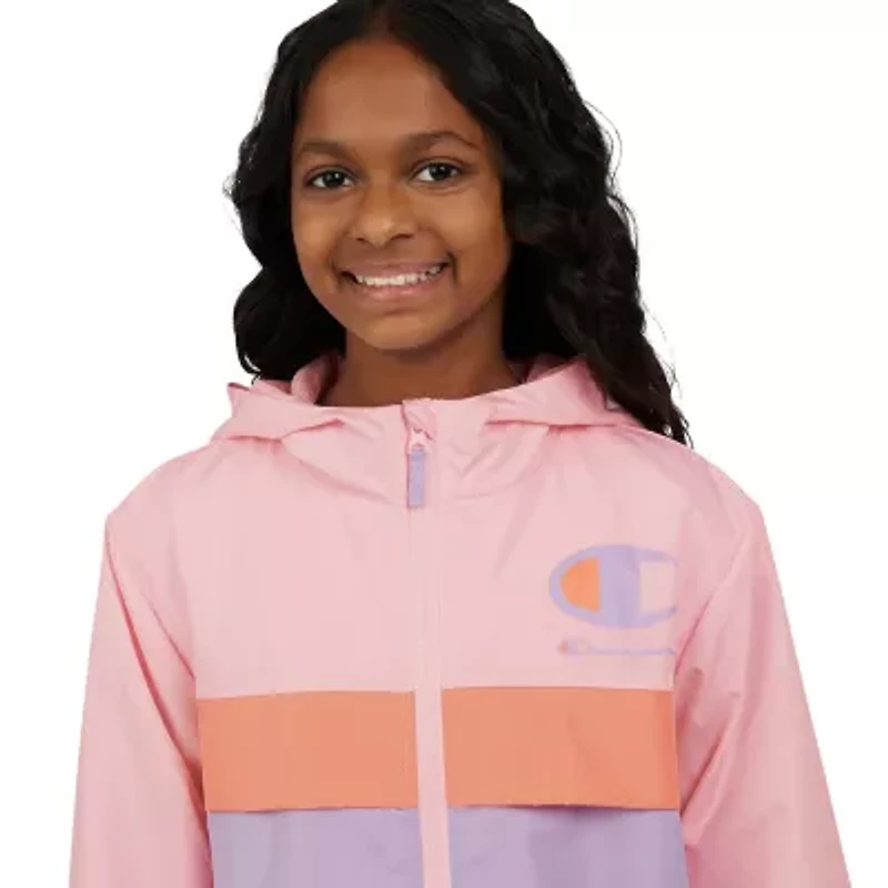 Champion Big Kid Girls Lightweight Windbreaker
