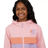 Champion Big Kid Girls Lightweight Windbreaker