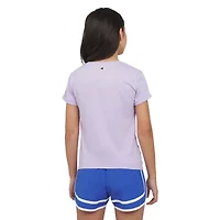 Champion Big Kid Girls Crew Neck Short Sleeve Classic Fit Graphic T-Shirt