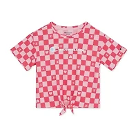 Champion Big Kid Girls Crew Neck Short Sleeve Loose Fit Graphic T-Shirt