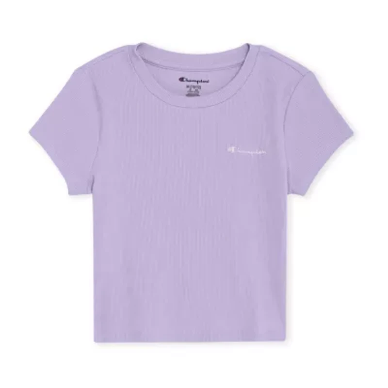 Champion Big Kid Girls Crew Neck Short Sleeve Active T-Shirt