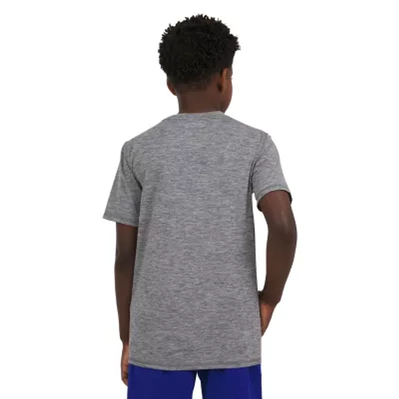 Champion Big Kid Boys Crew Neck Short Sleeve Classic Fit Graphic T-Shirt