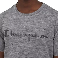 Champion Big Kid Boys Crew Neck Short Sleeve Classic Fit Graphic T-Shirt