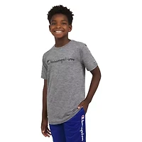 Champion Big Kid Boys Crew Neck Short Sleeve Classic Fit Graphic T-Shirt
