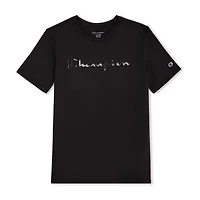 Champion Big Kid Boys Crew Neck Short Sleeve Classic Fit Graphic T-Shirt