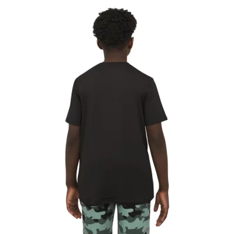 Champion Big Kid Boys Crew Neck Short Sleeve Classic Fit Graphic T-Shirt