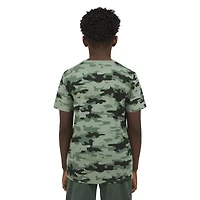 Champion Big Kid Boys Crew Neck Short Sleeve Classic Fit Graphic T-Shirt