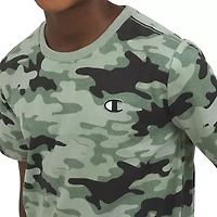 Champion Big Kid Boys Crew Neck Short Sleeve Classic Fit Graphic T-Shirt