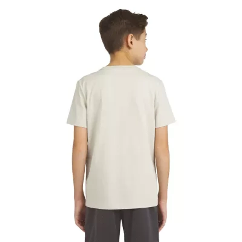 Champion Big Kid Boys Crew Neck Short Sleeve Classic Fit Graphic T-Shirt