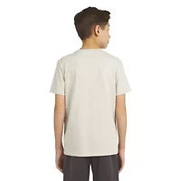 Champion Big Kid Boys Crew Neck Short Sleeve Classic Fit Graphic T-Shirt