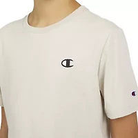 Champion Big Kid Boys Crew Neck Short Sleeve Classic Fit Graphic T-Shirt