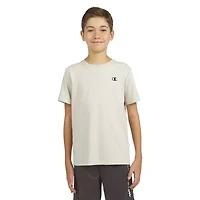 Champion Big Kid Boys Crew Neck Short Sleeve Classic Fit Graphic T-Shirt