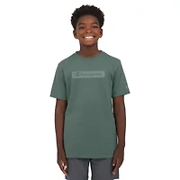 Champion Big Kid Boys Crew Neck Short Sleeve Classic Fit Graphic T-Shirt