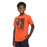 Champion Big Kid Boys Crew Neck Short Sleeve Classic Fit Graphic T-Shirt