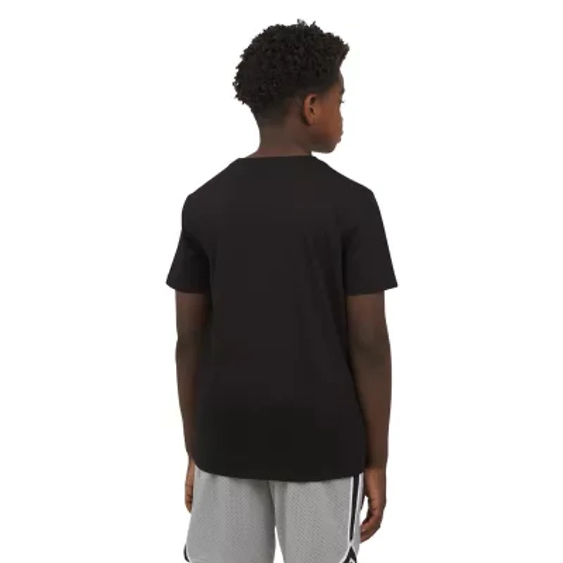 Champion Big Kid Boys Crew Neck Short Sleeve Classic Fit Graphic T-Shirt