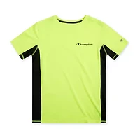 Champion Big Kid Boys Crew Neck Short Sleeve Classic Fit Graphic T-Shirt