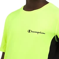 Champion Big Kid Boys Crew Neck Short Sleeve Classic Fit Graphic T-Shirt