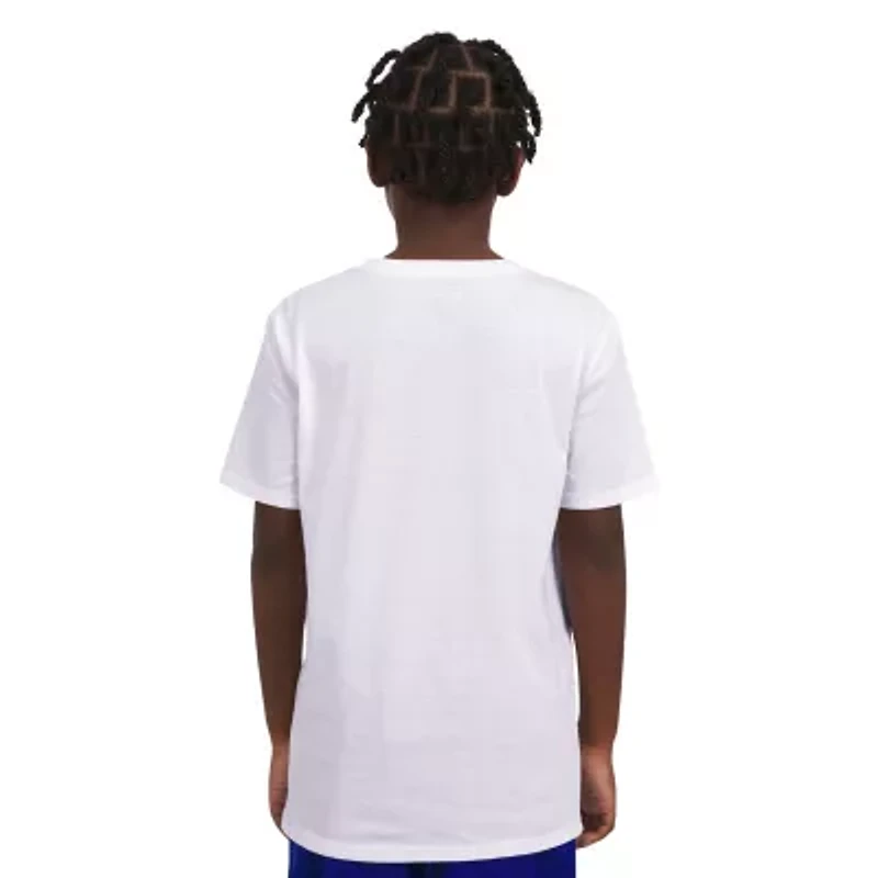 Champion Big Kid Boys Crew Neck Short Sleeve Classic Fit Graphic T-Shirt