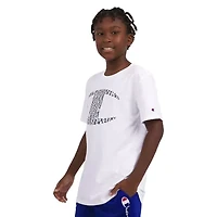 Champion Big Kid Boys Crew Neck Short Sleeve Classic Fit Graphic T-Shirt