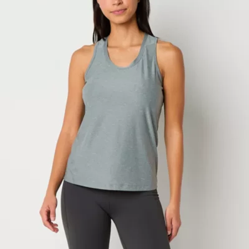 Xersion Womens U Neck Sleeveless Performance Tank Top Tall
