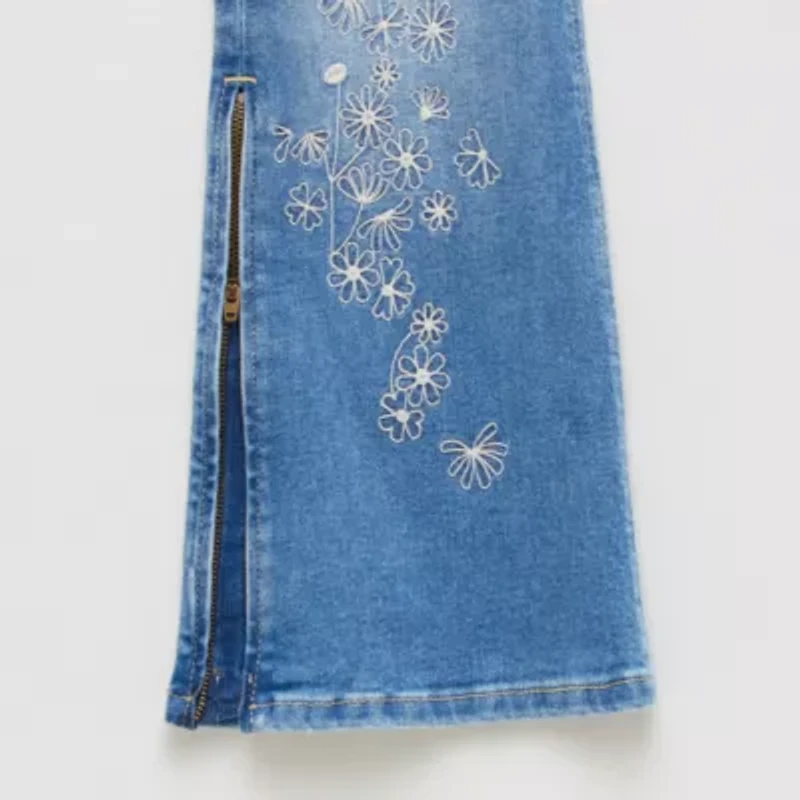 Thereabouts Little & Big Kid Girls Adaptive Flare Leg Jean