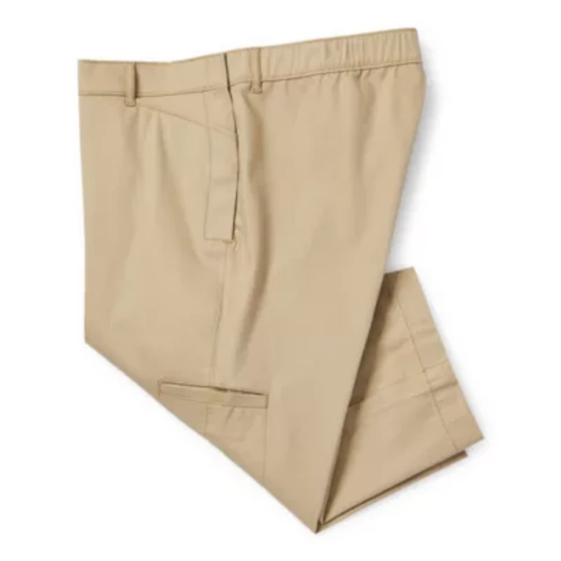 St. John's Bay Womens Seated Wear Straight Mid Rise Plus Capri Pant